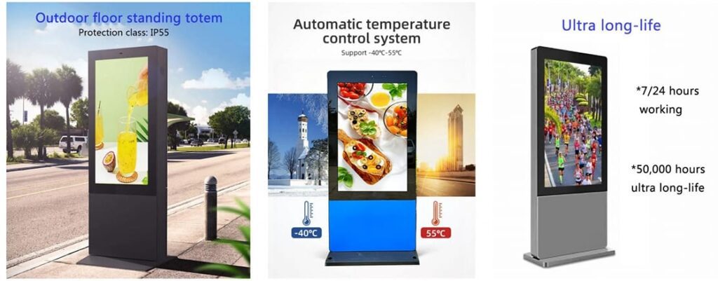 TOTEMS LCD DE EXTERIOR YOVISUAL