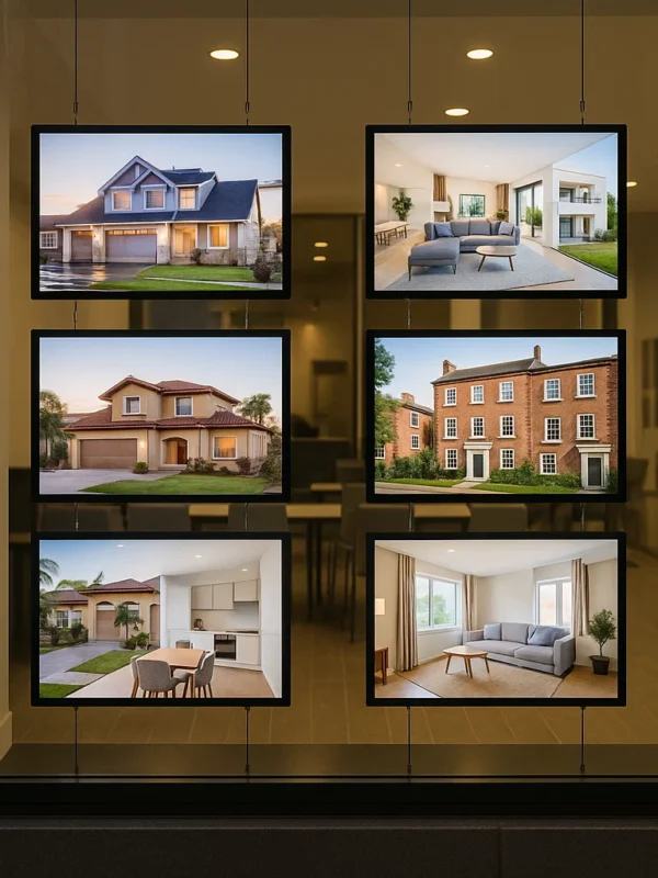 escaparate multiple colgante