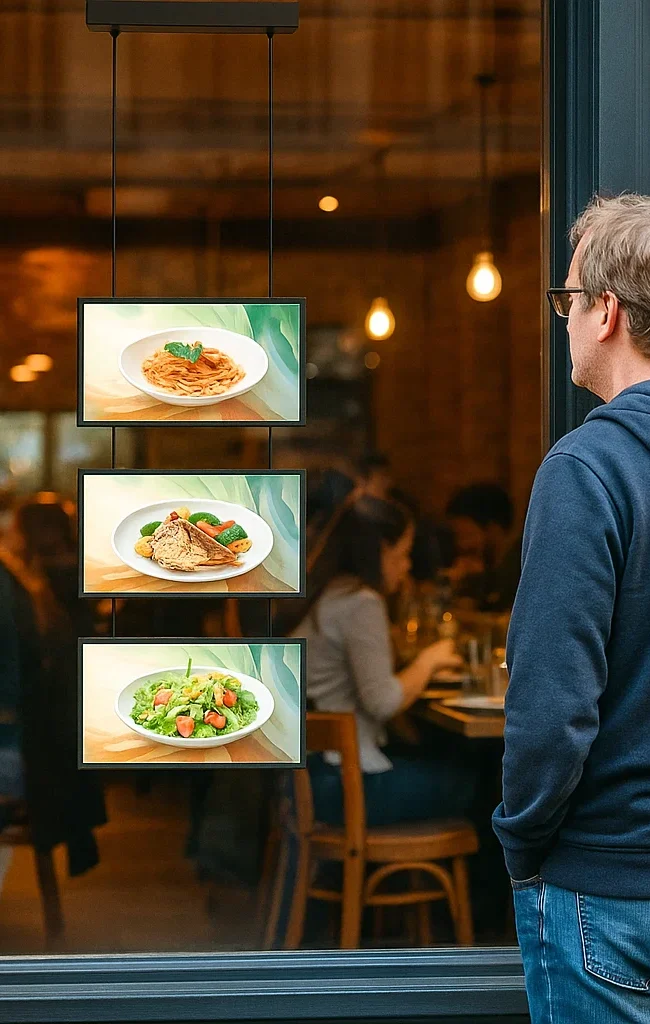 escaparate multiple colgante