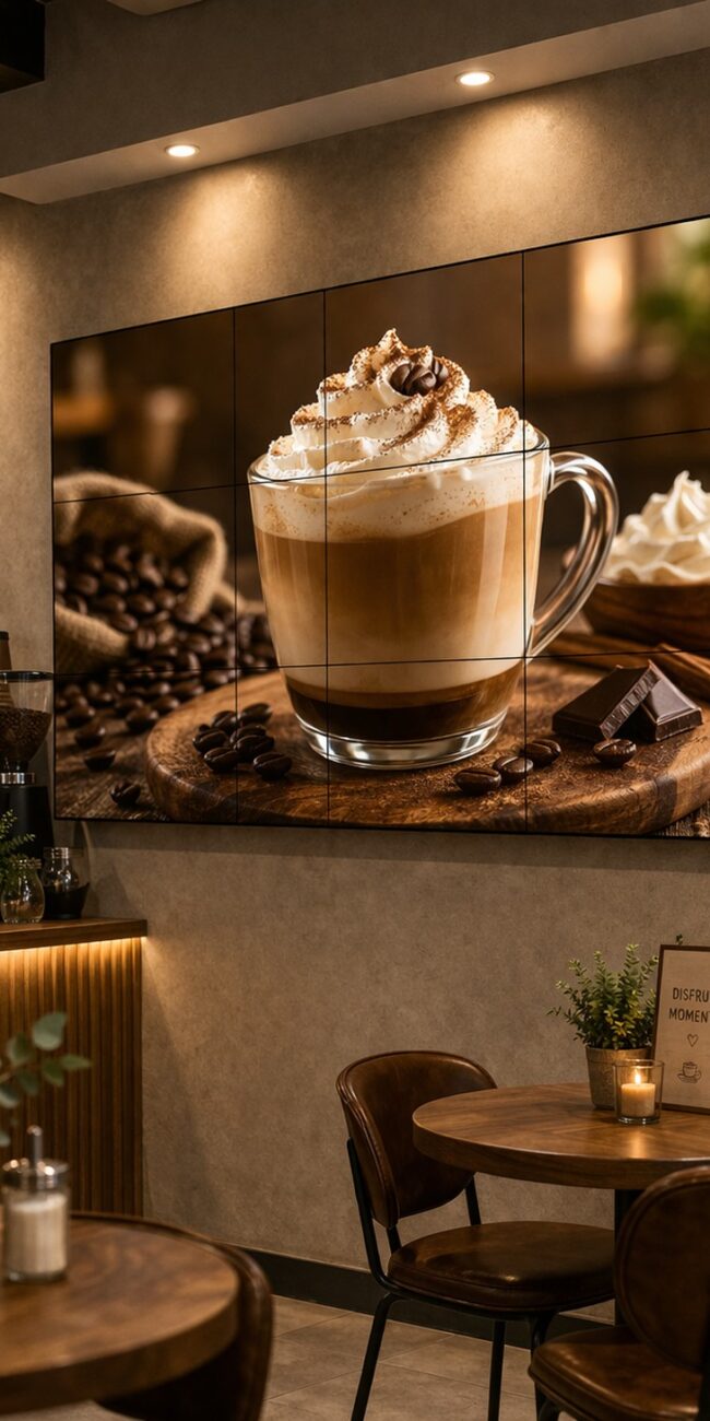 panel modular LCD de interior