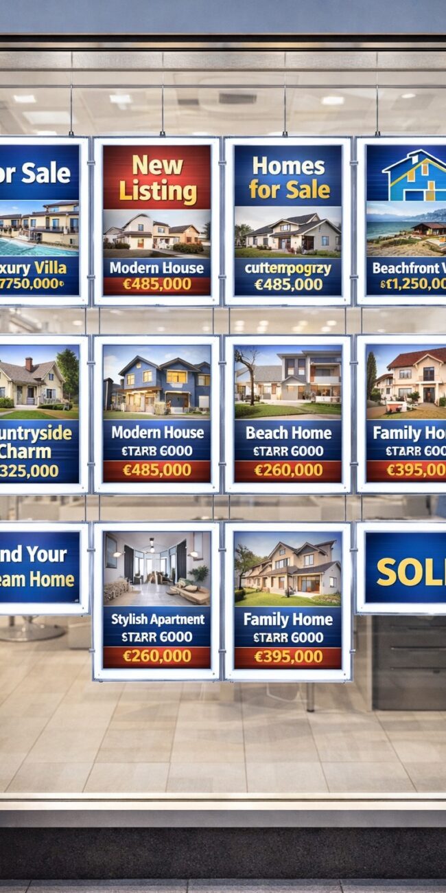 marco publicitario retroiluminado