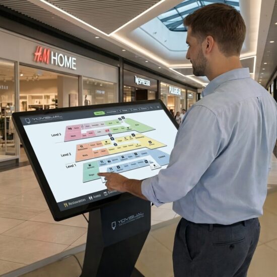 pantalla kiosk lcd de interior