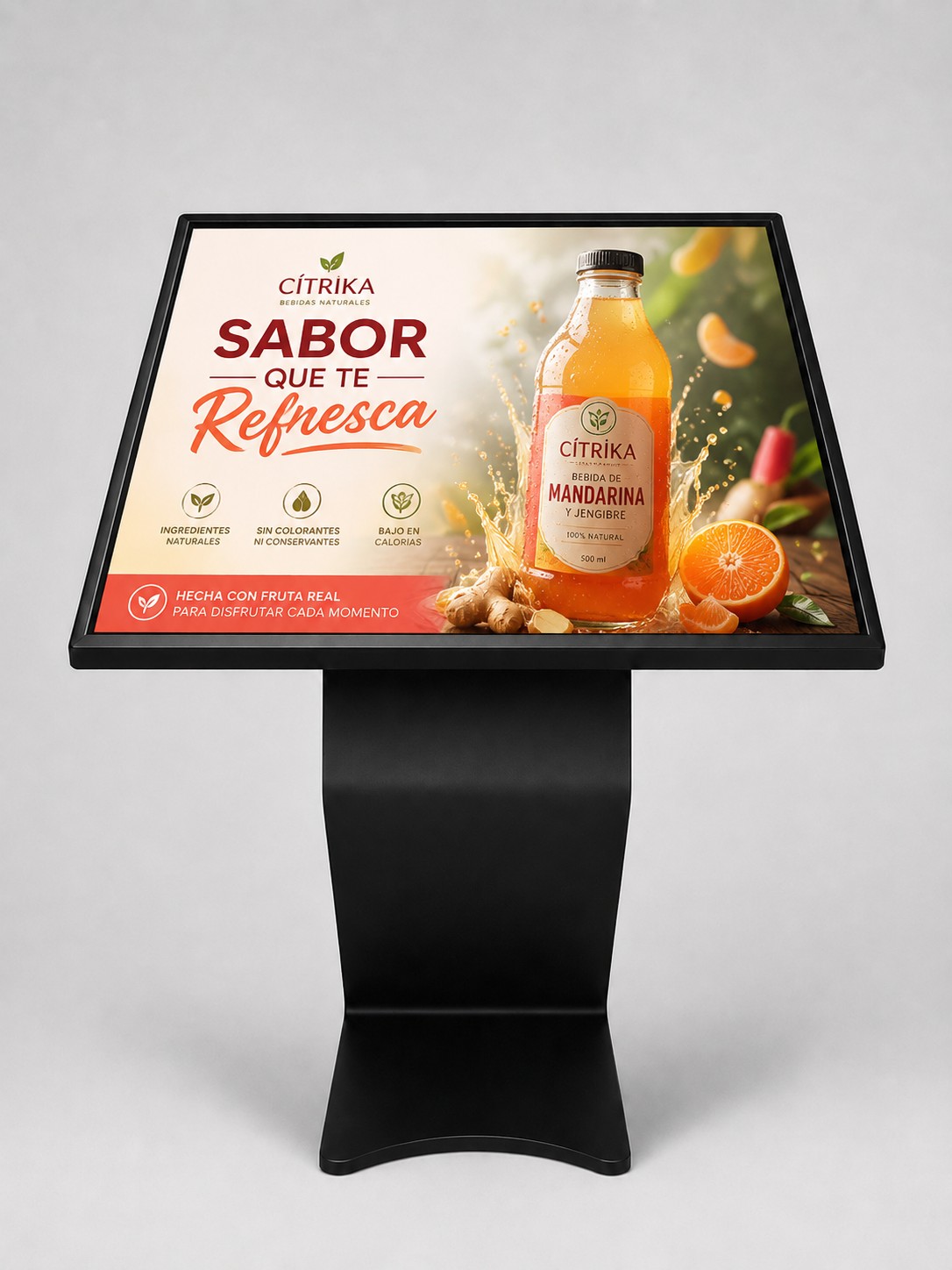 Kiosk interactivo táctil LCD para autoservicio y consulta