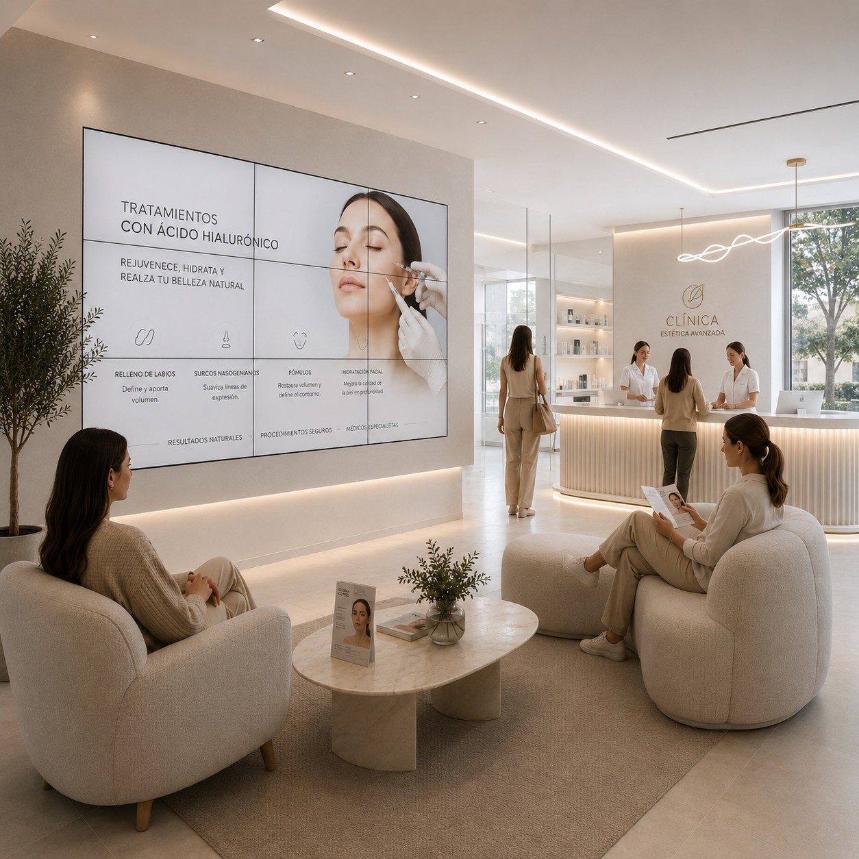 Panel Modular para clínicas y centros de belleza