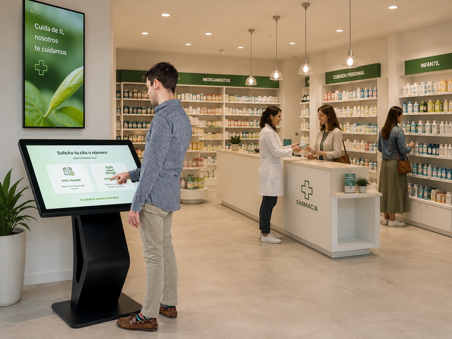 Kiosk interactivo para farmacia