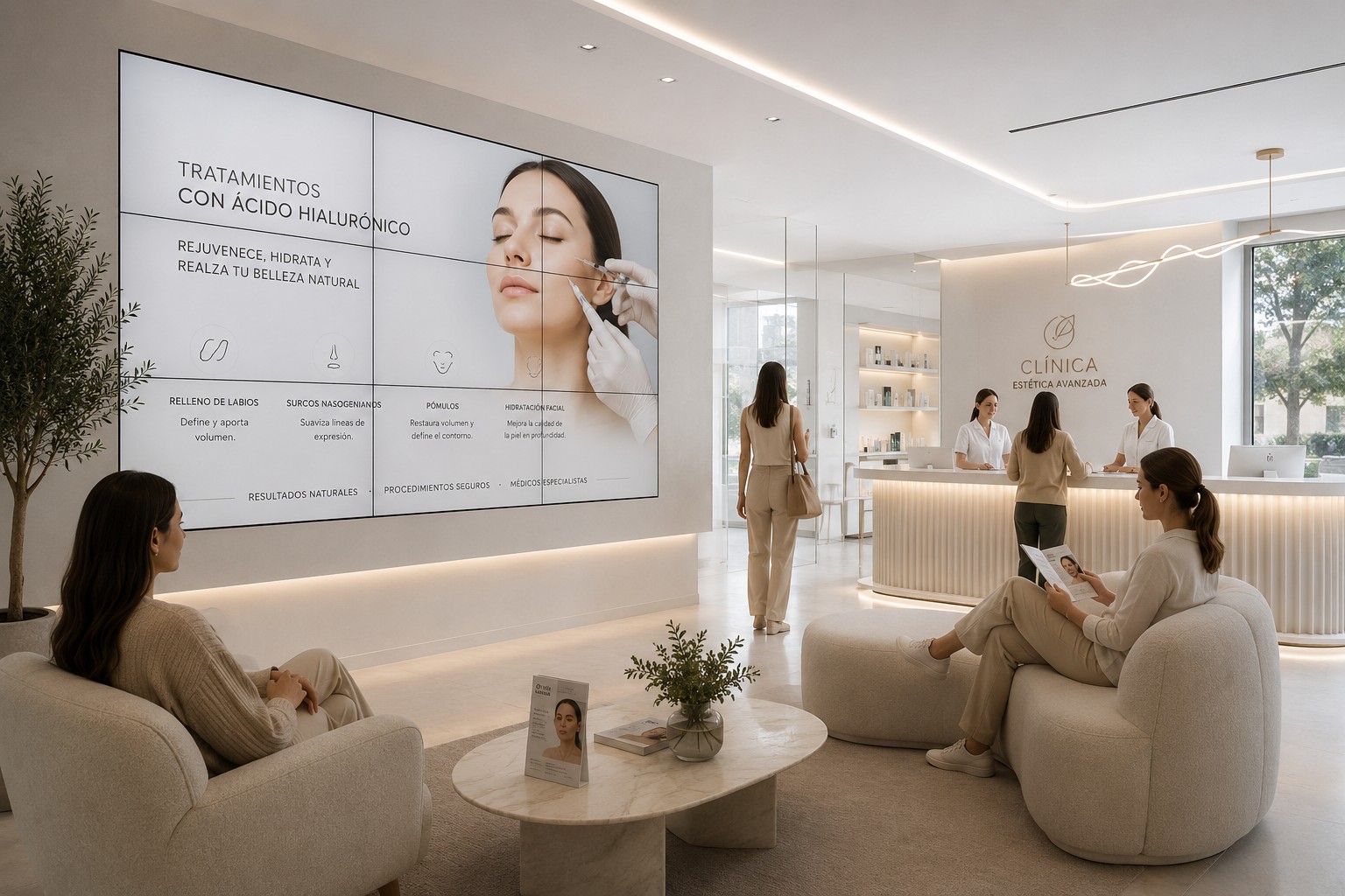 Panel Modular para clínicas y centros de belleza