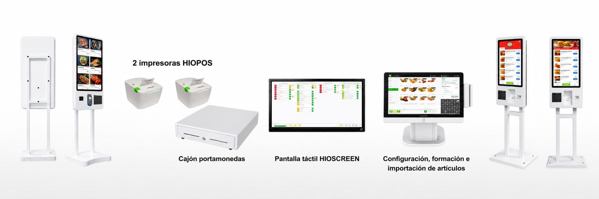 Tótem autoservicio TPV integrado en restauración