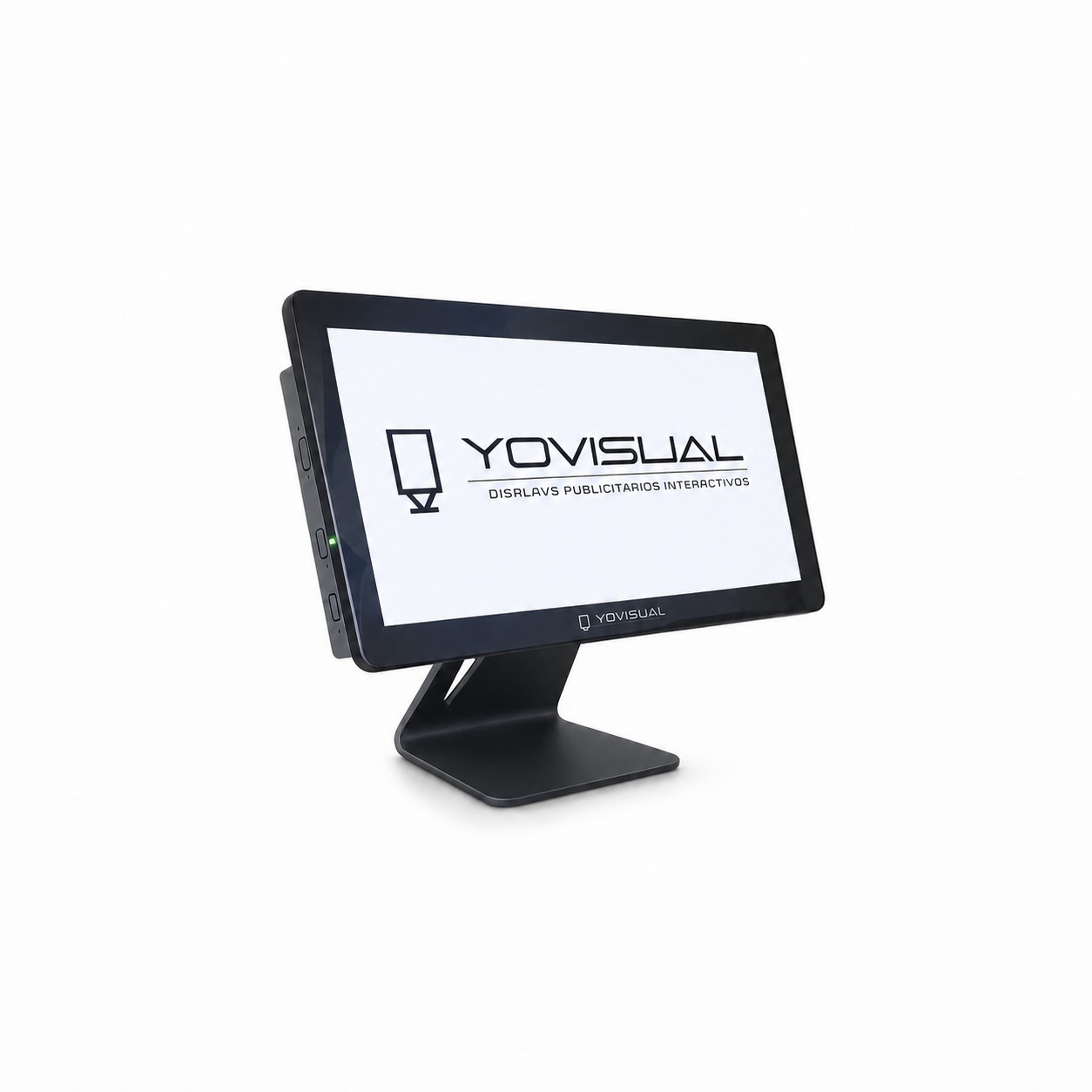 Pantalla publicitaria de sobremesa sin batería