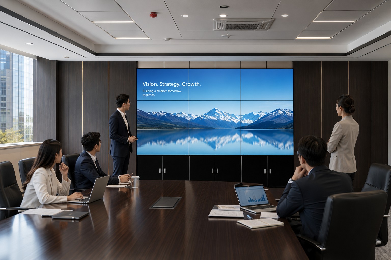 Panel modular LCD con montaje en gabinete