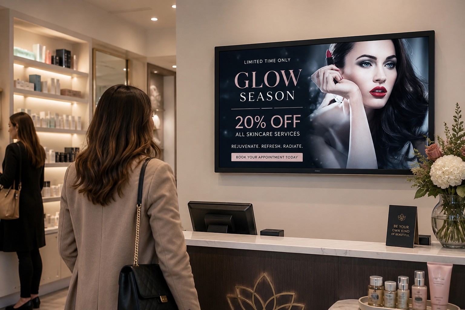 Pantalla kiosk táctil LCD para atención al cliente