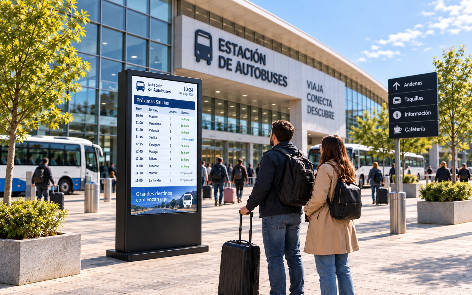 Información digital para viajeros
