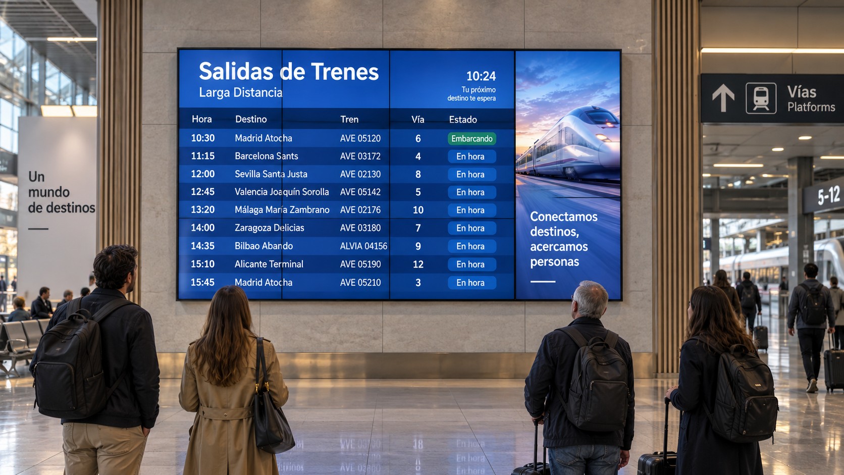 Panel modular de gran formato