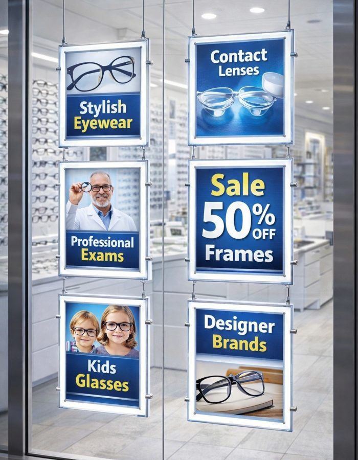 marco deslizante retroiluminado